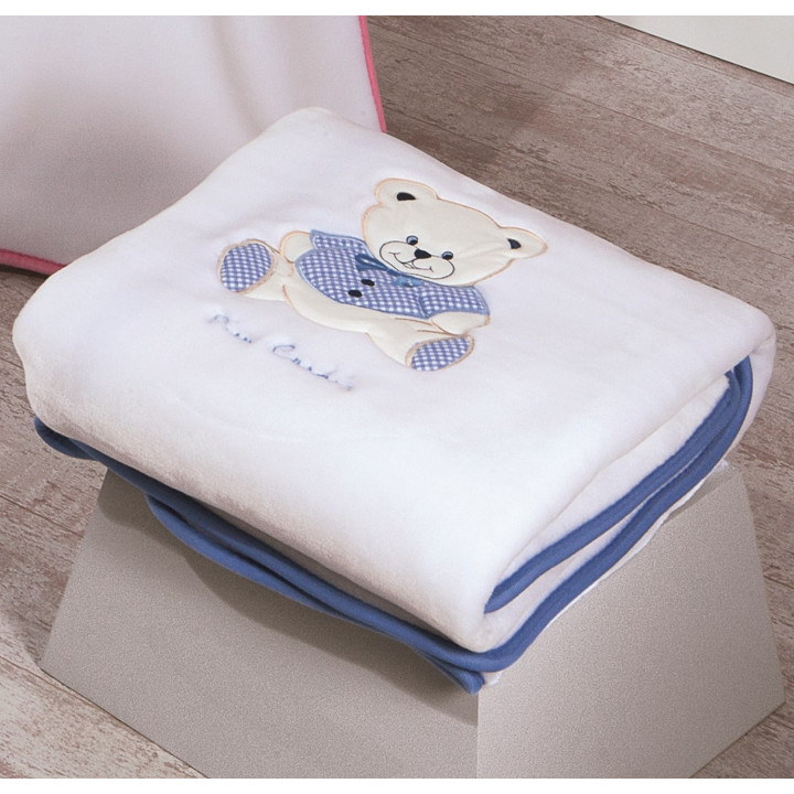 Βρεφική κουβέρτα Pierre Cardin Σιέλ 110x140 Nancy 545