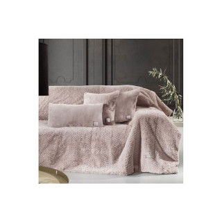 Guy Laroche Ριχτάρι Τριθέσιου Καναπέ Crusty 170x300cm Old Pink