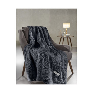 Guy Laroche Ριχτάρι Διθέσιου Καναπέ Crusty 170x250cm Carbon με