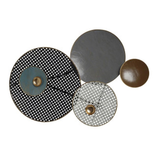 ΔΙΑΚΟΣΜΗΤΙΚΟ ΤΟΙΧΟΥ ΜΕΤΑΛΛΙΚΟ ΓΚΡΙ 48,9x75,6x5,7εκ JEL426 -