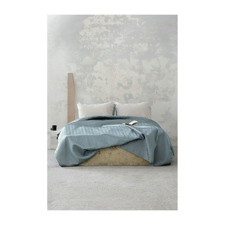 Κουβερλί Υπέρδιπλο σε Πετρόλ Χρώμα 220x240cmNima Helix