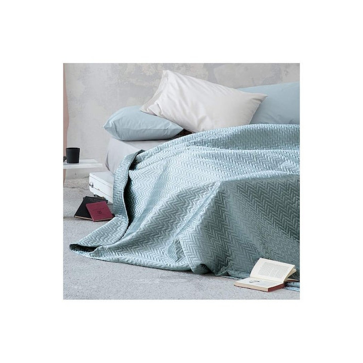 Κουβερλί Υπέρδιπλο σε Πετρόλ Χρώμα 220x240cmNima Helix
