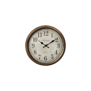 Ρολόι Τοίχου Πλαστικό Μπρονζέ 30.5cm - ESPIEL ROL606