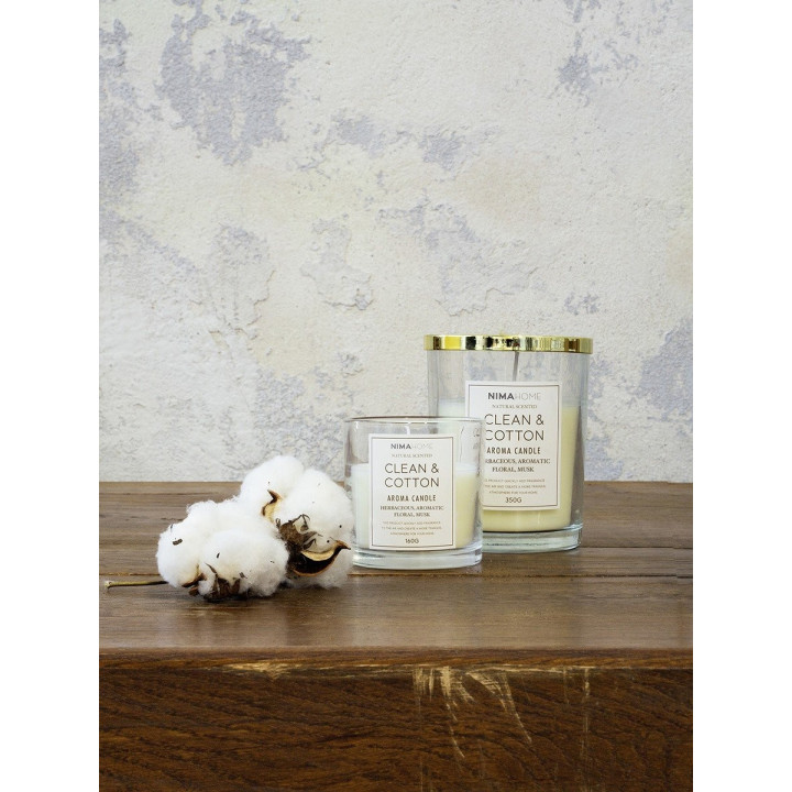 Αρωματικό Κερί 160gr - Clean & Cotton