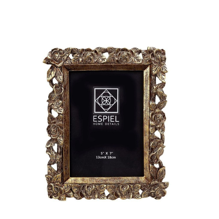 ΚΟΡΝΙΖΑ ΠΟΛΥΡΕΖΙΝΗΣ ΧΡΥΣΗ 10x15 - ESPIEL ZEK333