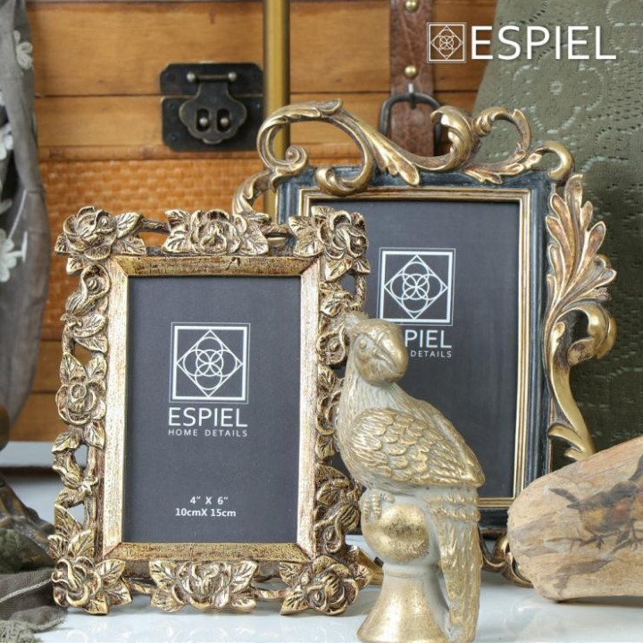 ΚΟΡΝΙΖΑ ΠΟΛΥΡΕΖΙΝΗΣ ΧΡΥΣΗ 10x15 - ESPIEL ZEK333