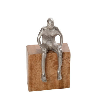 ΦΙΓΟΥΡΑ ΜΕΤΑΛ. ΑΣΗΜΙ ΣΕ ΞΥΛΙΝΗ ΒΑΣΗ 19ΕΚ FRI147K2- ESPIEL