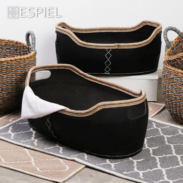 PERA BROWN ΧΑΛΙ 90% COTTON/10% POLYESTER 50x80 LAX208 - ESPIEL