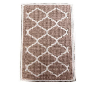 PERA BROWN ΧΑΛΙ 90% COTTON/10% POLYESTER 60x100 LAX212 - ESPIEL