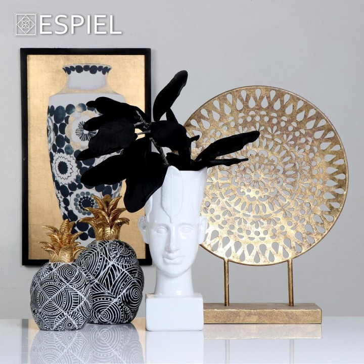 Διακοσμητικό Λουλούδι μαύρο 95 cm Espiel LOL735K6