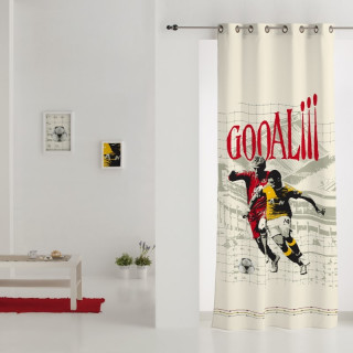 ΚΟΥΡΤΙΝΕΣ ΜΕ ΤΡΟΥΚΣ GOAL KOKKINO (140X260)