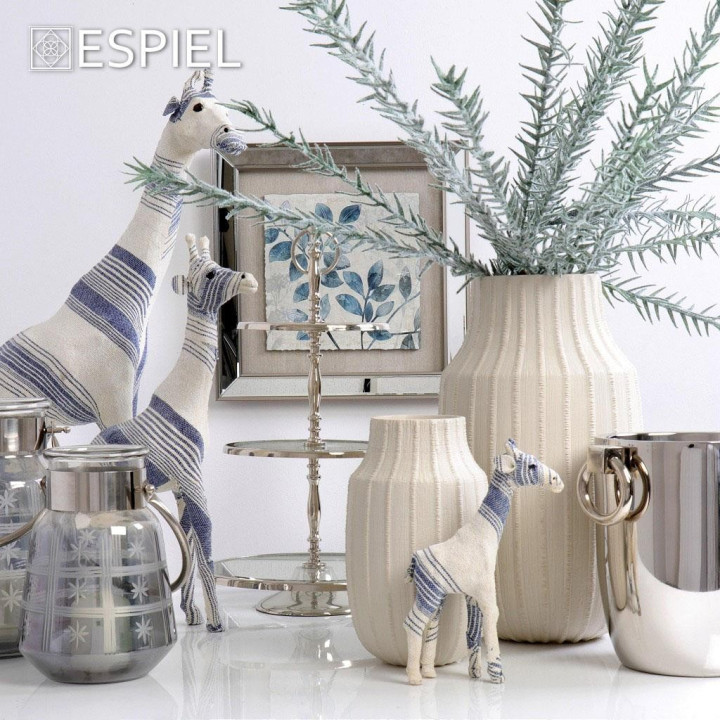 Διακοσμητικό Λουλούδι μπλέ 114 cm Espiel LOL738K6