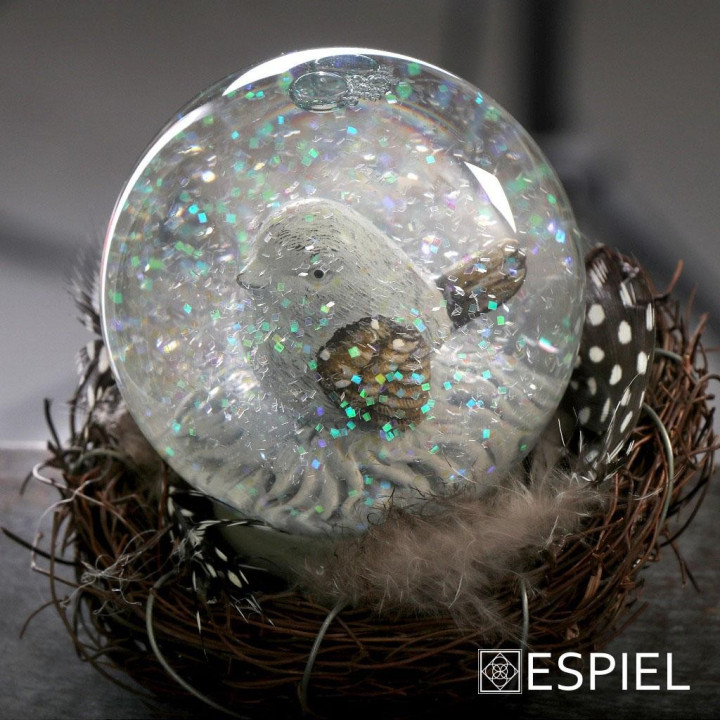 Γυάλα με Πουλάκι 6.5cm MT906K4 espiel