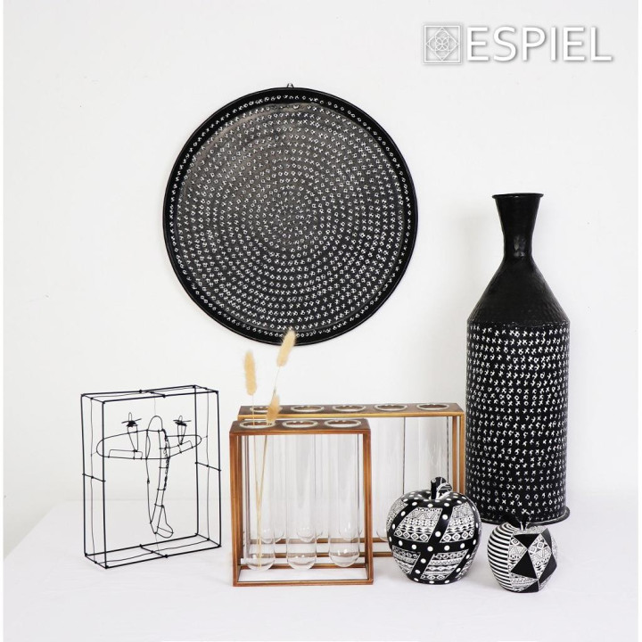 ΒΑΖΟ ΕΠΙΔΑΠΕΔΙΟ ΑΛΟΥΜ. ΜΑΥΡΟ ΜΕ ΑΝΑΓΛΥΦΟ ΣΧΕΔΙΟ 19Χ57ΕΚ