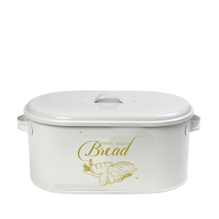 ΨΩΜΙΕΡΑ ΜΕΤΑΛΛΙΚΗ ΜΕ ΚΑΠΑΚΙ ΛΕΥΚΗ 33-36X20X16,5EK TEM117 -