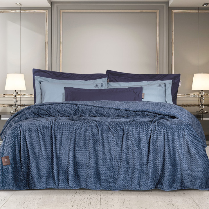 2498 ΚΟΥΒΕΡΤΑ FLEECE 220X240 GREENWICH POLO CLUB