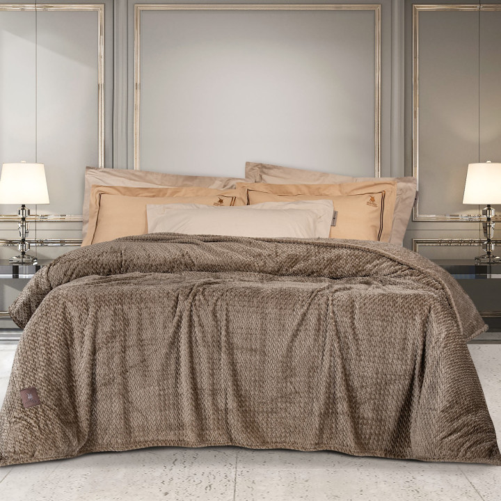 2499 ΚΟΥΒΕΡΤΑ FLEECE 220X240 GREENWICH POLO CLUB