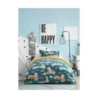 Σετ Σεντόνια Μονά (160Χ260 ) Dino Race Kocoon