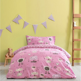 Σετ Σεντόνια Μονά (160Χ260 ) Robo Love Kocoon