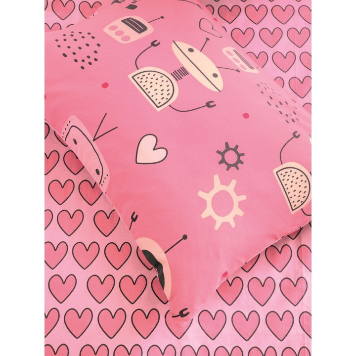 Σετ Σεντόνια Μονά (160Χ260 ) Robo Love Kocoon