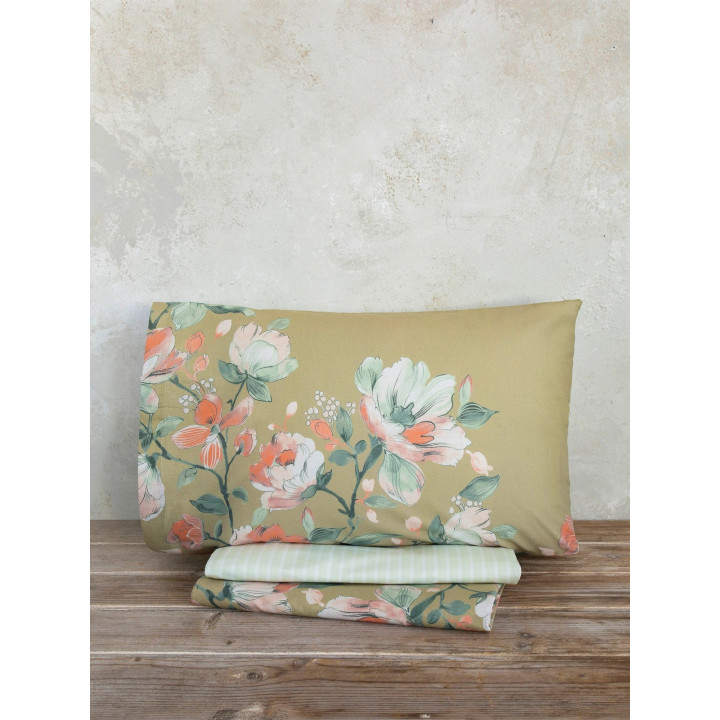 Σετ Σεντόνια Υπέρδιπλα (240X260 -160X200+32) με Λάστιχο -