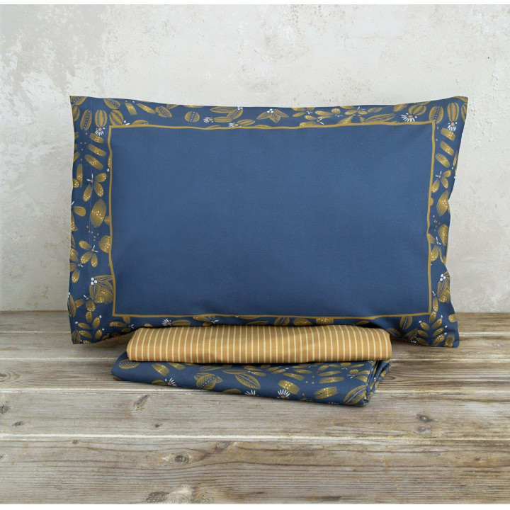 Αγοράστε Σετ Σεντόνια Υπέρδιπλα με Λάστιχο (240Χ260-160Χ200+32) - Idyllic Lush ΝΙΜΑ της εταιρείας