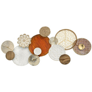 ΚΑΦΕ ΚΡΕΜ ΜΕΤΑΛΛΙΚΗ ΣΥΝΘΕΣΗ ΤΟΙΧΟΥ 167Χ78 ΕΚ ΜΕ ΚΥΚΛΟΥΣ