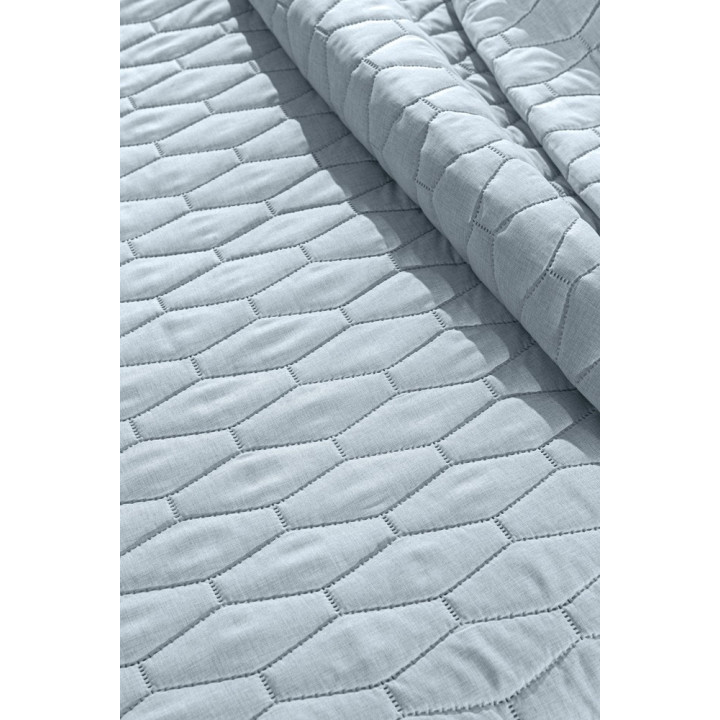 ΣΕΤ 2ΤΕΜ ΚΟΥΒΕΡΛΙ DIAMANTE LIGHT PETROL 160X240 Guy Laroche