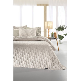 ΣΕΤ 2ΤΕΜ ΚΟΥΒΕΡΛΙ DIAMANTE CREAM 160X240 Guy Laroche