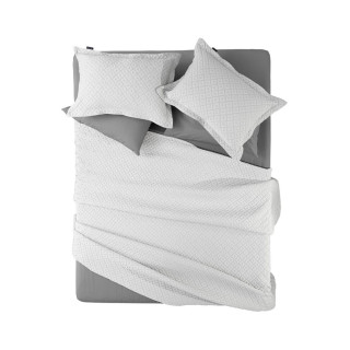 Guy Laroche Κουβέρτα - Κάλυμμα κρεβατιού CUBIC WHITE 245x260