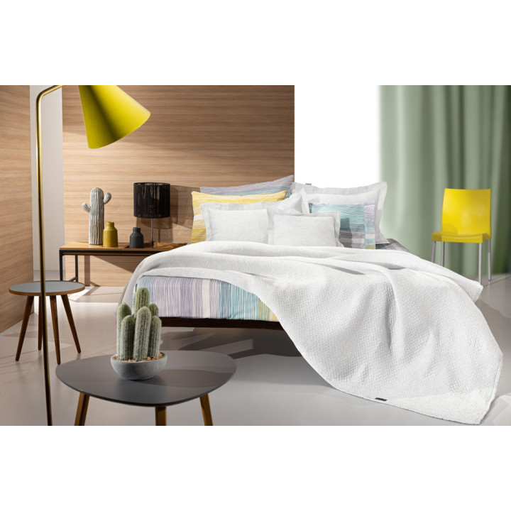 Κουβέρτα - Κάλυμμα κρεβατιού SNOW WHITE Υπέρδιπλη 245x260 Guy