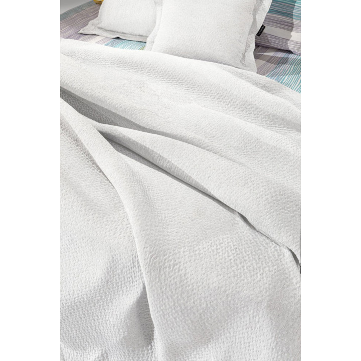 Κουβέρτα - Κάλυμμα κρεβατιού SNOW WHITE Υπέρδιπλη 245x260 Guy