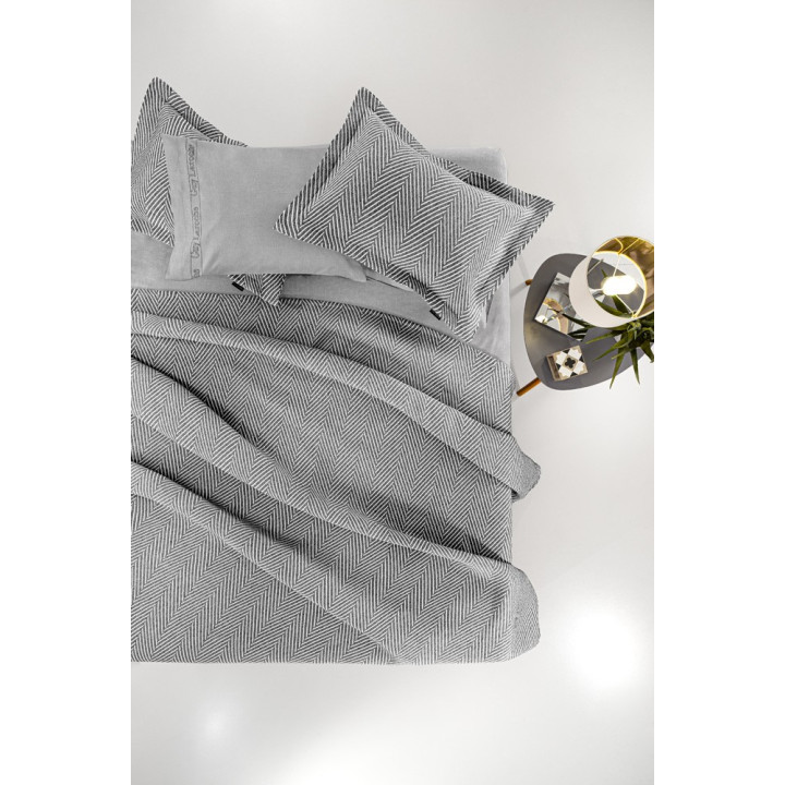 Κουβέρτα - Κάλυμμα κρεβατιού VIGO ANTHRACITE 160x260 Guy Laroche