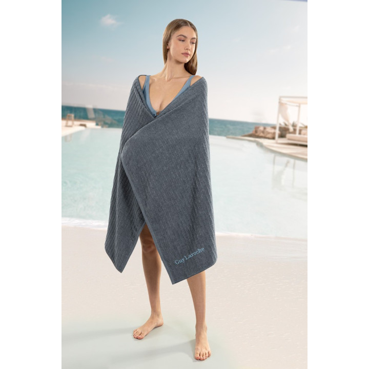 Πετσέτα θαλάσσης RESORT ANTHRACITE 90x180 Guy Laroche