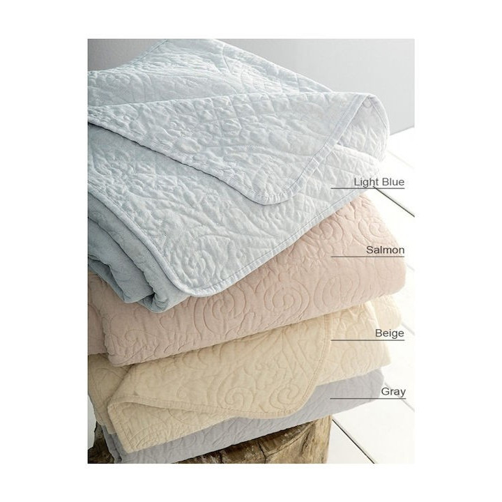 Nima Serenity Beige Κουβερλί Υπέρδιπλο Βαμβακερό 230x250cm