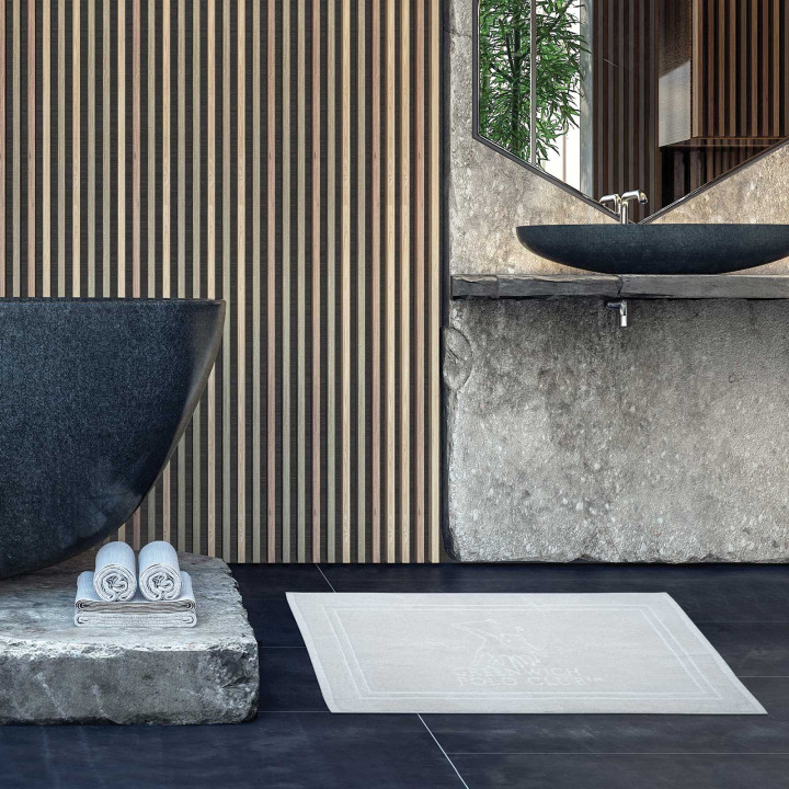 3043 ΤΑΠΕΤΟ ΜΠΑΝΙΟΥ ΛΕΥΚΟ 50Χ70 GREENWICH POLO CLUB