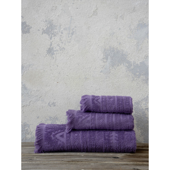 Σετ Πετσέτες (30x50 + 50x90 + 70x140) - Mindelo Mauve