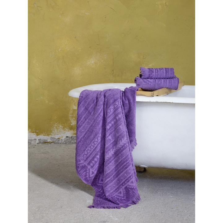 Σετ Πετσέτες (30x50 + 50x90 + 70x140) - Mindelo Mauve