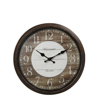 Ρολόι Τοίχου Πλαστικό Μπεζ 30.2cm - ESPIEL ROL609