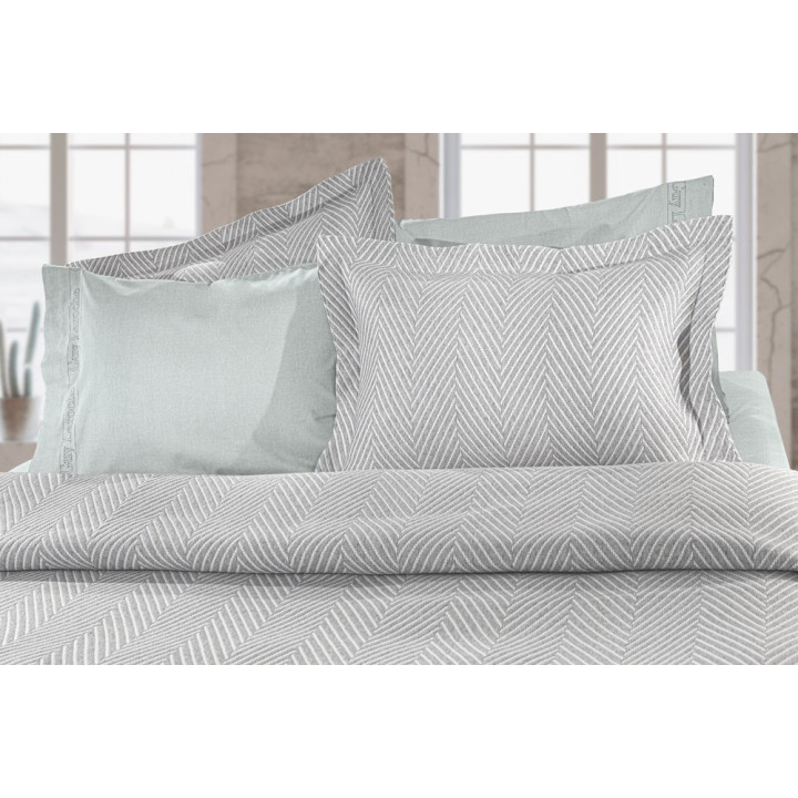 Κουβέρτα jacquard Vigo Silver 160x260 Guy Laroche