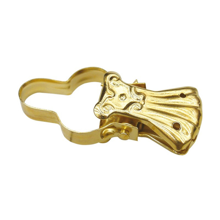 Μπαρόκ τσιμπιδάκια με ορειχάλκινο φιόγκο για κουρτίνες