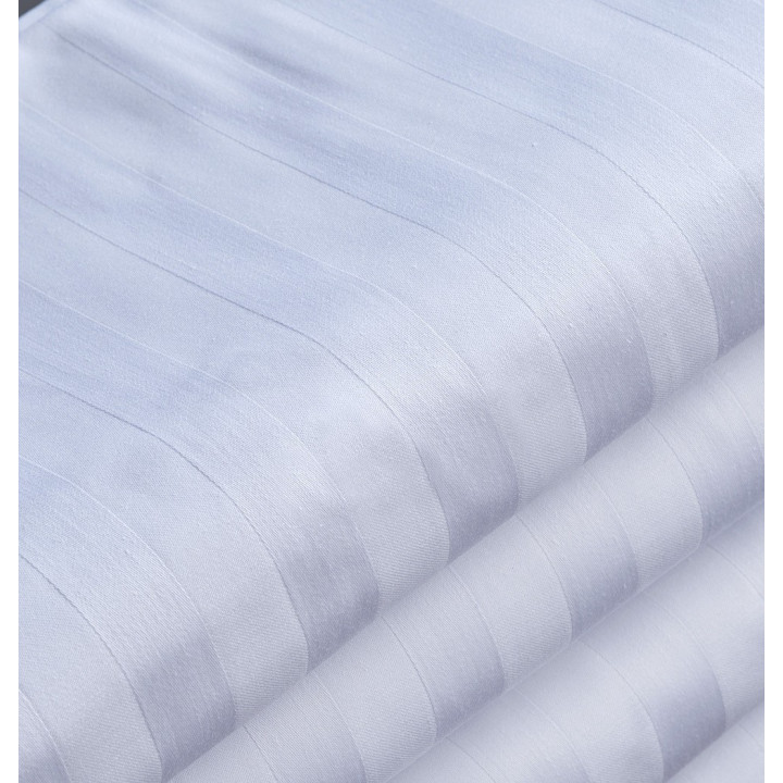 Σεντόνι ΑΣΤΥΠΑΛΑΙΑ percale ( 220tc) Mονό λευκό ρίγα 2cm 170Χ277