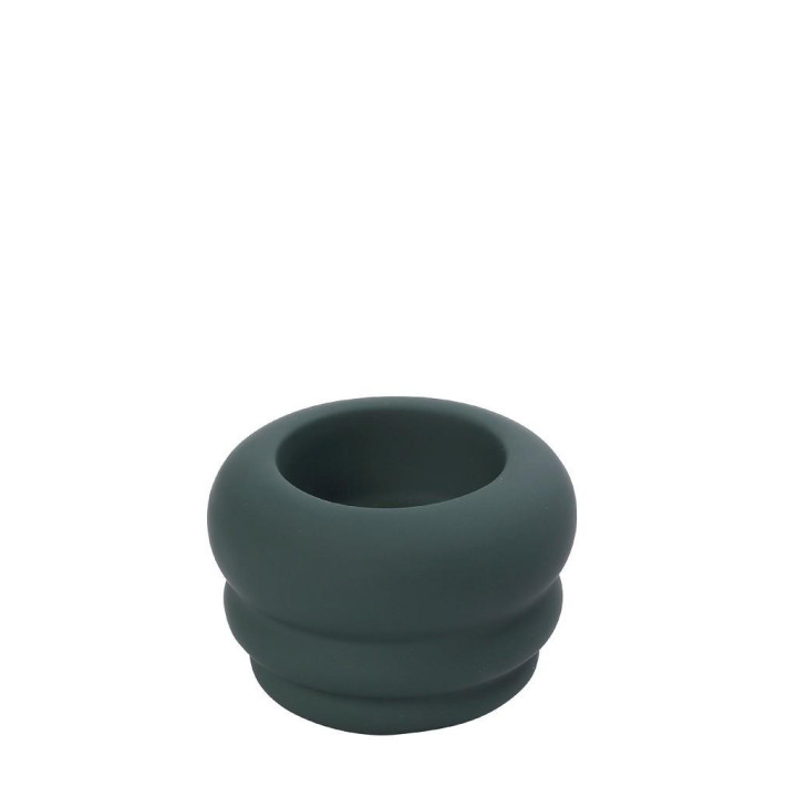 ΒΑΣΗ ΡΕΣΩ ΚΕΡΑΜΙΚΗ ΣΚΟΥΡΟ ΠΡΑΣΙΝΟ 7Χ5εκ. KLA307K6 - ESPIEL