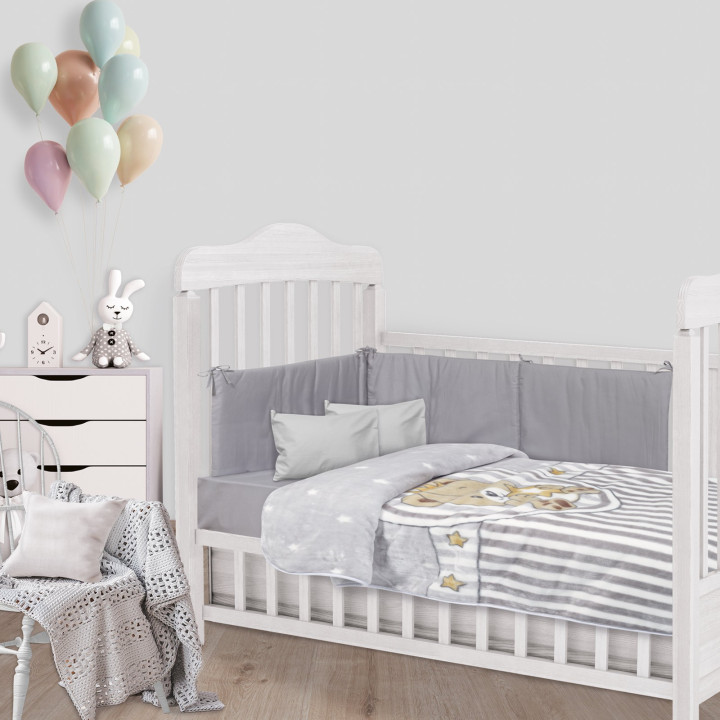 6617 ΚΟΥΒΕΡΤΑ VELOUR 110X140 RELAX