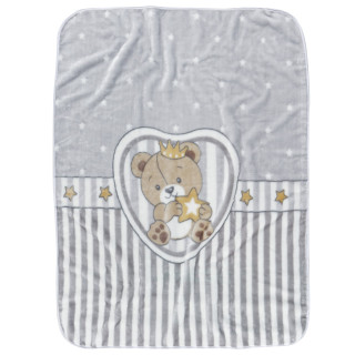 6617 ΚΟΥΒΕΡΤΑ VELOUR 110X140 RELAX