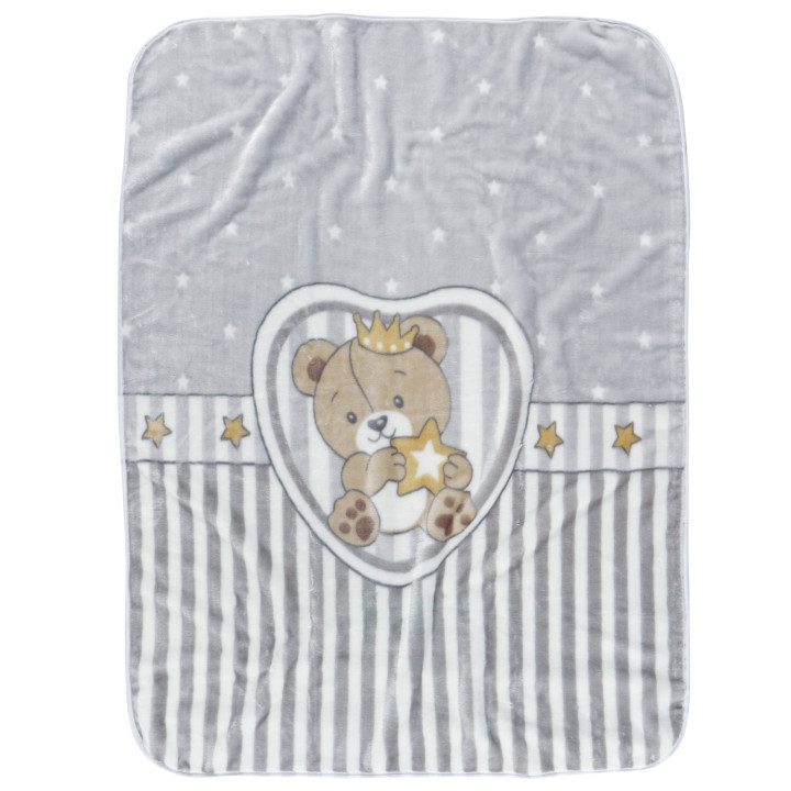 6617 ΚΟΥΒΕΡΤΑ VELOUR 110X140 RELAX