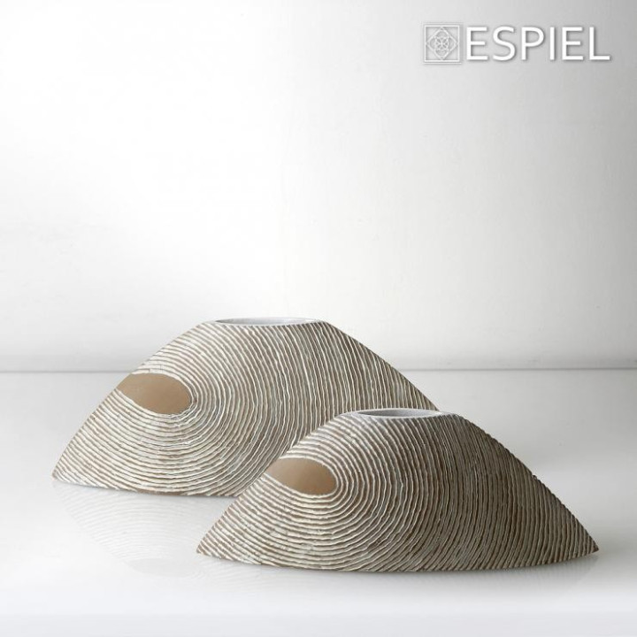 ΒΑΖΟ ''ΑΝΑΓΛΥΦΟ '' ΛΕΥΚΟ ΜΠΕΖ ΠΟΛΥΡΕΖIN.ΥΨΟΣ 15 ΕΚ FIK115 espiel