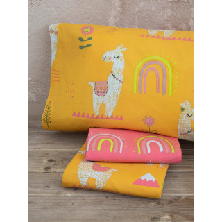 Σετ Σεντόνια Μονά με Λάστιχο - Wooly Nima Home