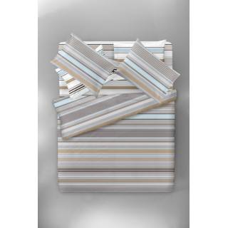 ΣΕΤ ΣΕΝΤΟΝΙΑ ΜΟΝΑ DOHA NATURAL 160X200+32 (ΜΕ ΛΑΣΤΙΧΟ) ΣΕΤ 4ΤΜΧ.