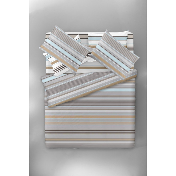 ΣΕΤ ΣΕΝΤΟΝΙΑ ΜΟΝΑ DOHA NATURAL 160X200+32 (ΜΕ ΛΑΣΤΙΧΟ) ΣΕΤ 4ΤΜΧ.